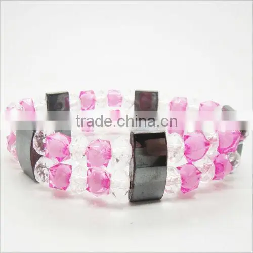 01B5006/new Products for 2013/hematite Spacer Bracelet Jewelry/hematite Bangle/magnetic Hematite Health Bracelets