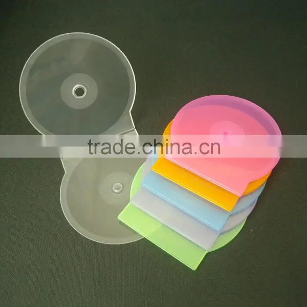 Slim Clamshell Clear Round Plastics cd Dvd Case photo-5