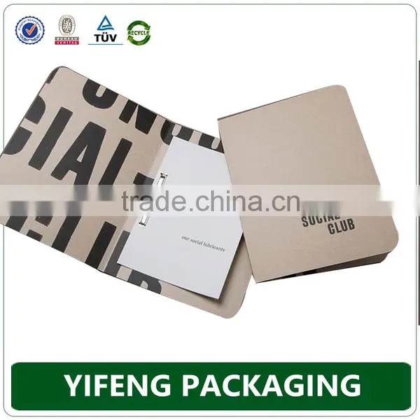Office A4 A3 Document Presentation Folder Handmade Cardboard File Paper Folder photo-2