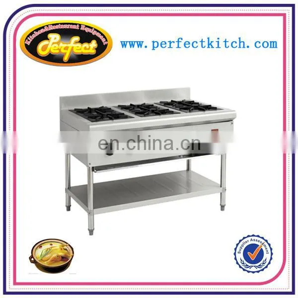 Commercial Italian Table Top 4 Burners Gas Cooking Ranges photo-2