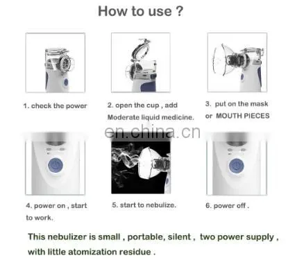 Superior Quality Handheld Portable Mesh Nebulizer Medical Amd Home Use Mesh Nebulizer photo-5