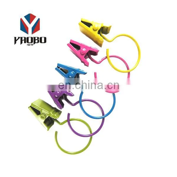 Curtain Rod Accessories Metal Clips Rings Hooks Window Shower Curtain Rings Hanging Clips photo-3