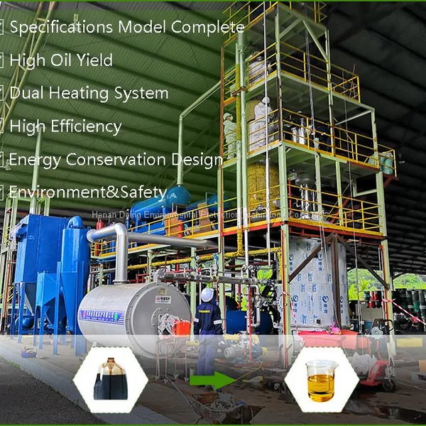 DOING New Design Solid Catalyst Used Oil to Diesel Refining Distillation Plant photo-3