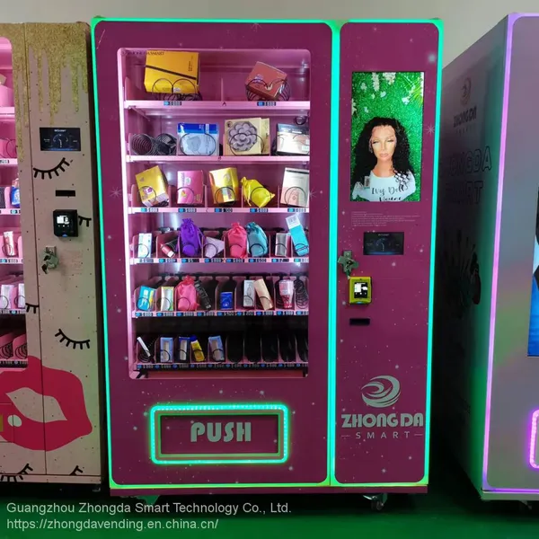 Stand Alone Smart Easy Operation Vending Machine For Eyelashes and False Hair Fashion Style For Sale photo-4