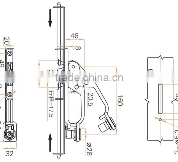 2015 FEILEI LS05 China Supplier Industry Electric Cabinet Handle photo-6