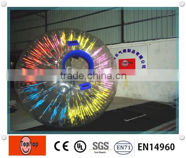 CE Approved Multi-color Attractive Inflatable Zorb Ball for Outdoor Water Sport Games photo-2