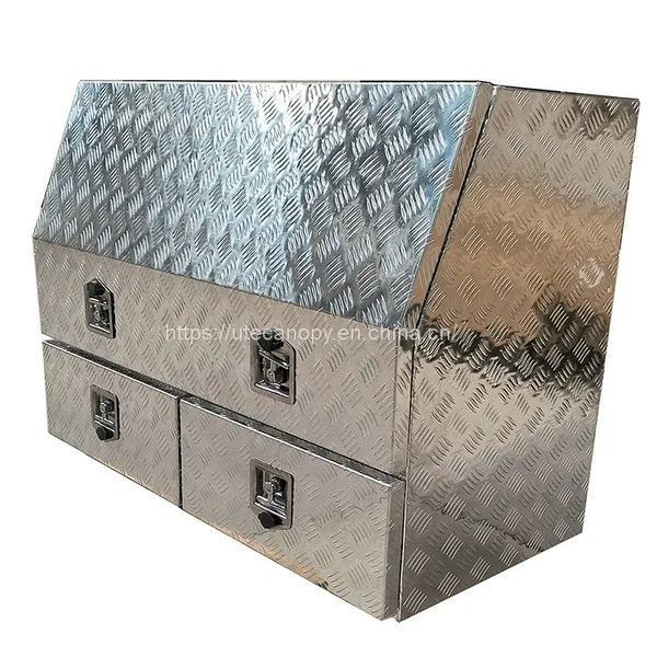 Aluminum Truck Tool Box With Drawers Metal Tools Storage Box photo-2