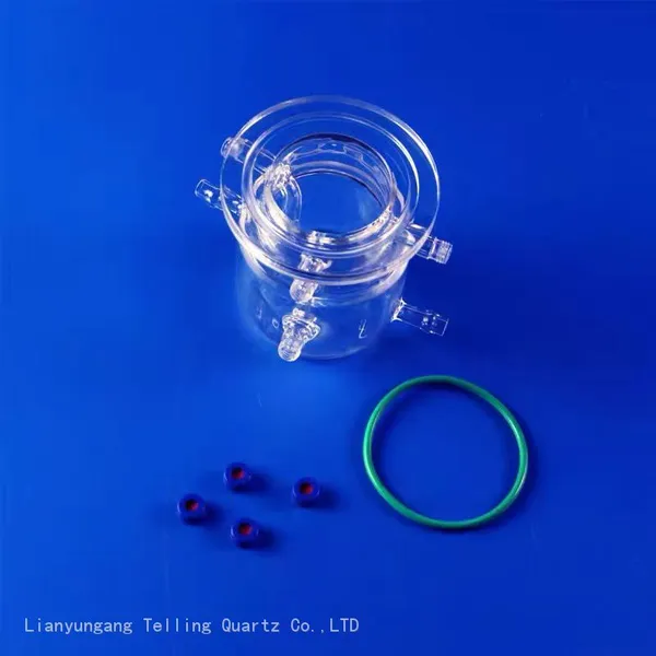 Manufacturers Direct Quartz Photocatalytic Reactor Custom Quartz Instrument photo-2