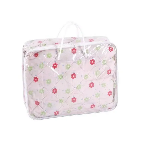 Wholesale Plastic Waterproof PVC Steel Wire Frame Duvet Comforter Pillow Bedding Storage Packaging Bag for Home Textile Storage Bag