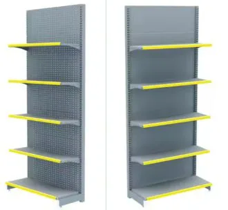 Metal Supermarket Retail Display Shelf