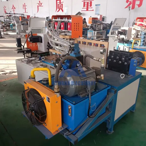 Stainless Steel Pipe Hose Clamps Making Machine PLC Gearbox Bearing Gear Engine Pump-Barrel Forming Metal Hoop Locking Machine photo-2