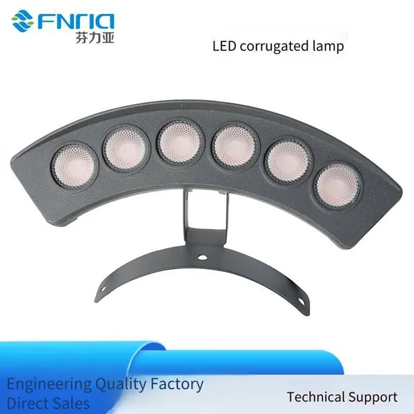 6w Led Outdoor Waterproof Corrugated Lights, 2*6w High and Low Voltage Ancient Town Tile Lights, Led Corrugated Spotlights photo-4