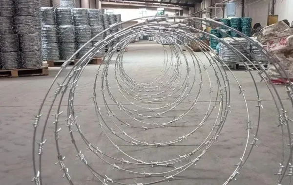 High Tensile Barbed Wire Fence 500 Meters Sharp Edge Barbed Steel 12.5 Galvanized Barb Wire photo-2