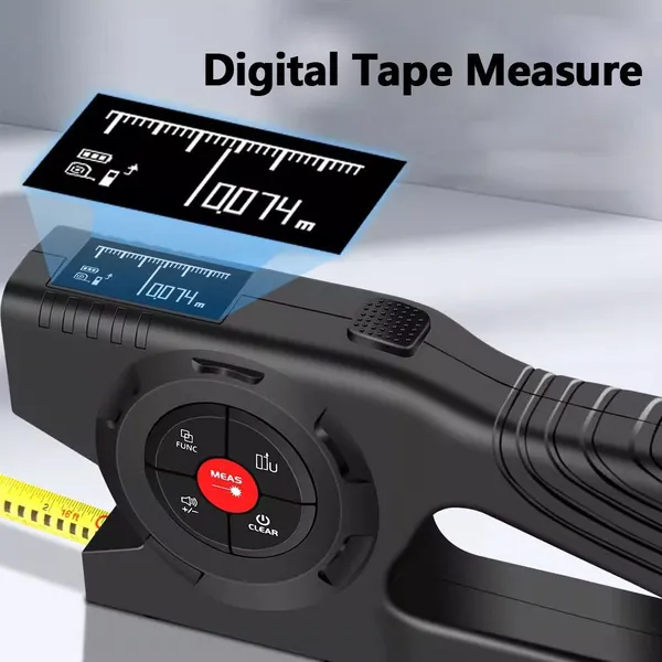 OEM Digital Laser Tape Measure With Bluetooth, Data Transfer to App, 60m Range photo-2