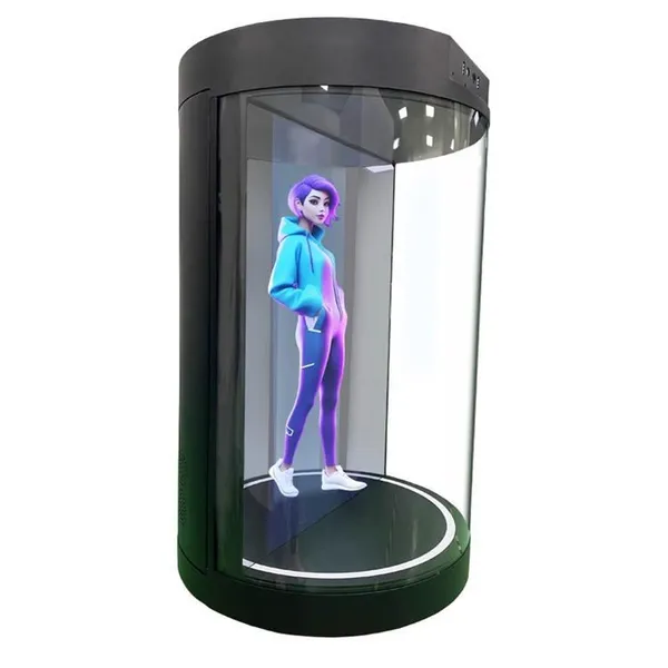 HoloZun Volume Light Naked Eye 3D Holographic Display Cabinet, Glass-Free Hologram Terminal for Digital Human,Education & Immersive Commercial Show photo-3