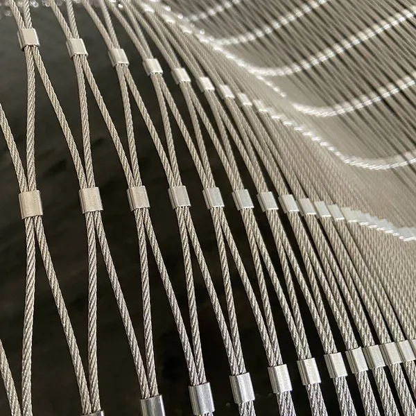Xuanrong School High-altitude Falling Object Protection Net Stainless Steel Wire Rope Net Steel Wire Rope Safety Net
