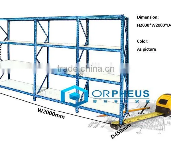 High End Shelf Metal Furniture 4 Tier Supermarket Steel Storage System Quality Choice photo-4