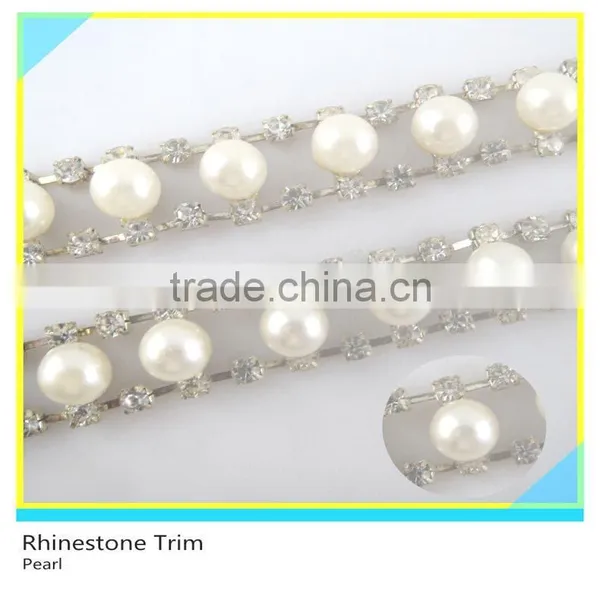 Fashion 888 Crystal Rhinestone Trims For Shoes 2 Rows Cup Chain 10 Yards 1 Roll photo-4