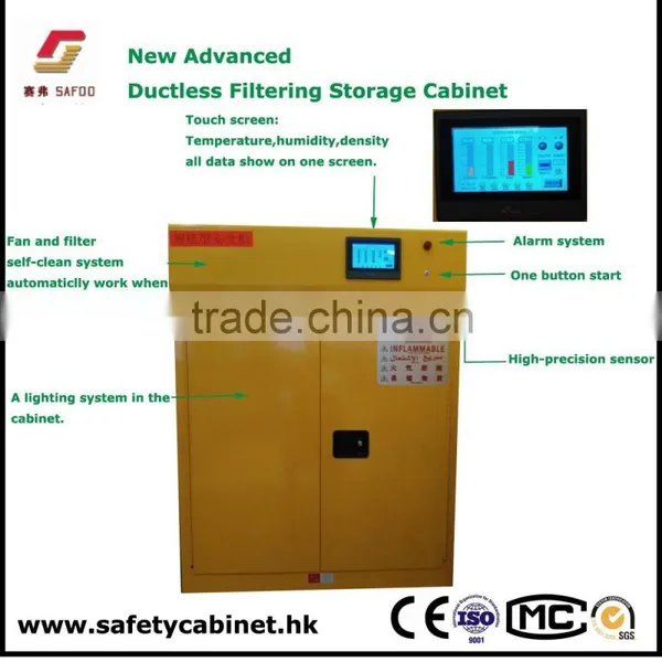 Vented Filtering Fire Proof Safety Cabinet for Flammable Toxic Chemical Powder photo-3