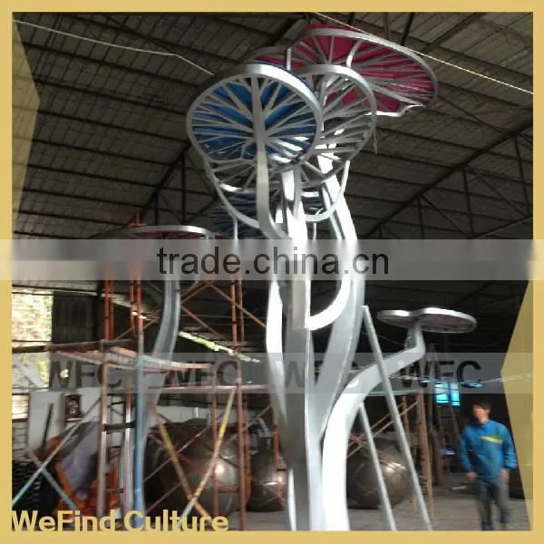 Large Metal Tree Abstract Sculpture for Park Architecture photo-2