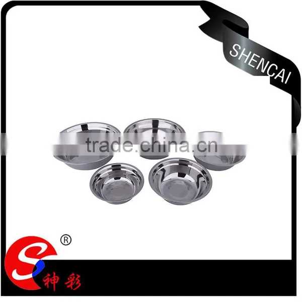 Cheap Price Kitchen Tableware Mixing Bowls Set Deep Food Container Matel Bowls Mixing Bowl Stainless Steel photo-4