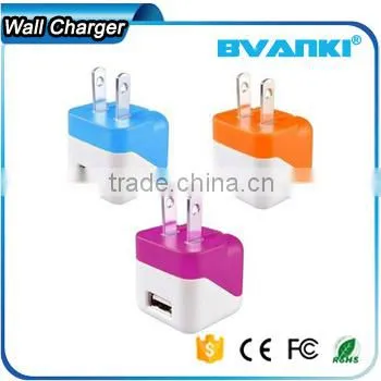 New Products 2016 Innovative Product Universal 5v 1a Colorful Foldable Home and Travel USB Charger for IPhone 7 Wall Charger photo-2