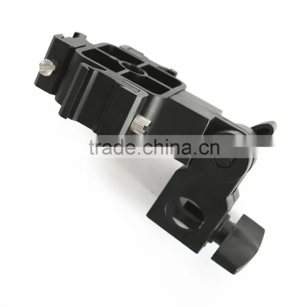 Professional 3 Way Flash Shoe Bracket/Umbrella Holder Light Three Hot Shoe Stand Mount photo-4