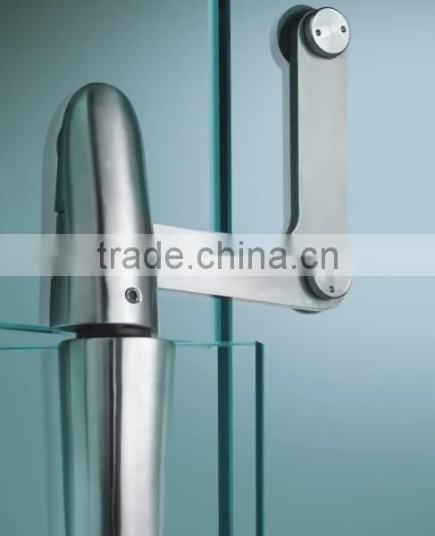 Patent Product Glass Swing Door Stainless Steel Type Curve Jacking photo-2