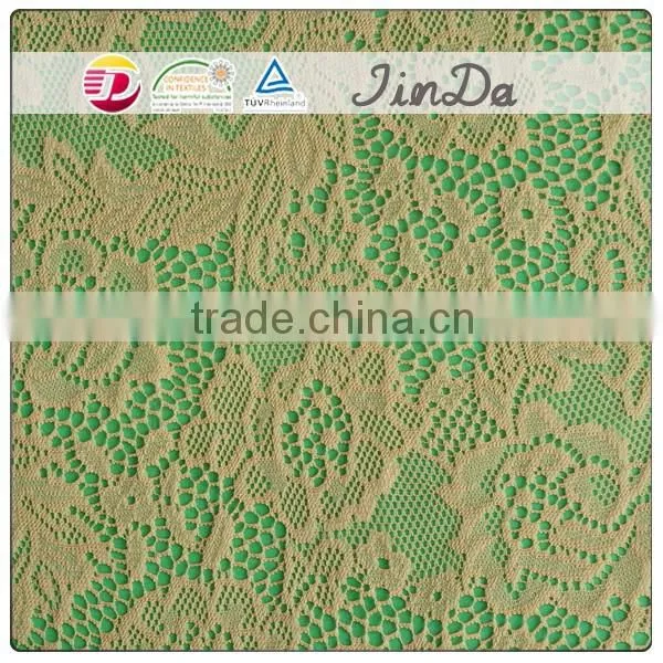 Durable Popular Brown Lace Fabric for Women Dressing photo-5