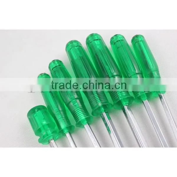 7pcs Square Screwdriver Set Green Transparent Hand With Tools Bag SD3112 photo-4