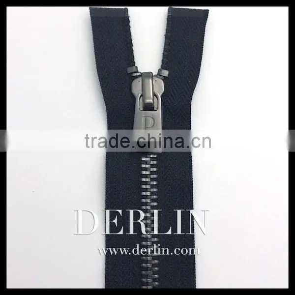 7# Shiny Hang Plated Polished Open End Metal Zipper photo-3