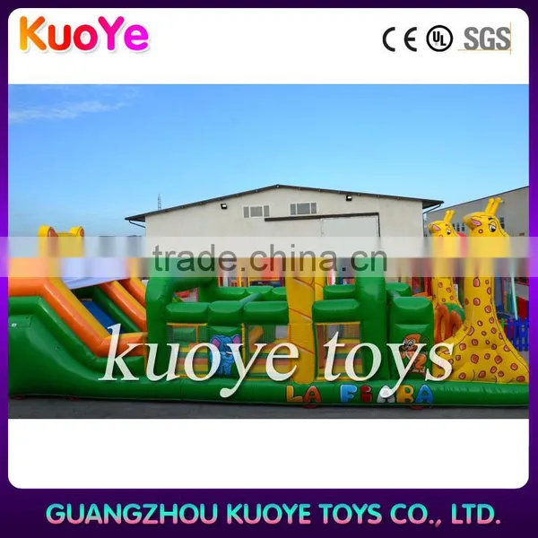 China Manufacturer Baby Inflatable Obstacle Courses, Children Jumping House Animals Obstacle With Tunnel,juegos Inflables China photo-3