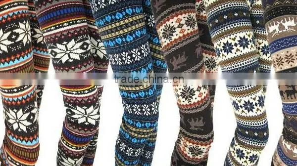 STOCK MANY COLORS AVAILABLE SNOW FLEECE LINED LEGGINGS photo-5