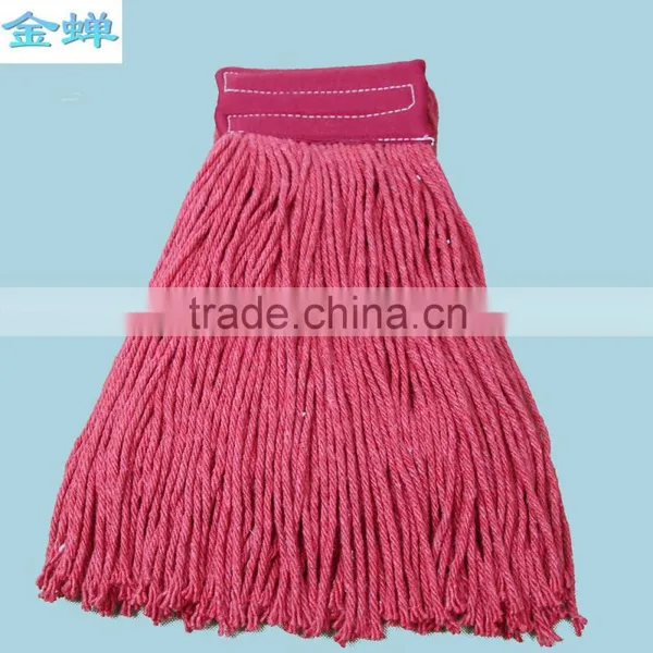 C004 4 Ply Blended Cotton Looped End Wet Mop, With 1" Headband. Quality Choice photo-2