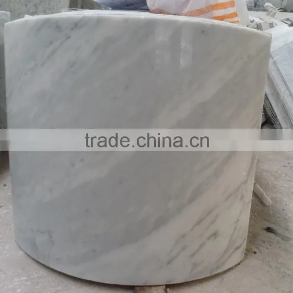 Carara White Marble Columns photo-2