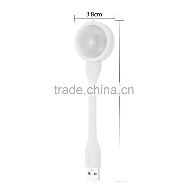 1pcs/pack Mini-Computer Desk Lamp/mobile Power/ USB Charging Small Night Lights Highlight LED Lamp 4 LEDs photo-2