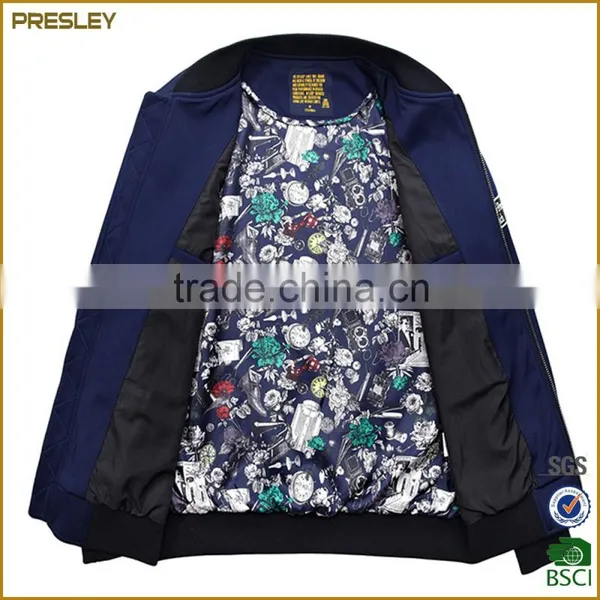 Presley Oem Winter Nylon Designer Men's Bomber Jackets Made in China photo-4