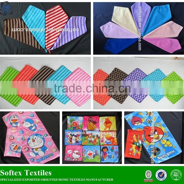 70% Polyester 20% Polyamide Microfiber Chamois Printed Face Towel photo-6