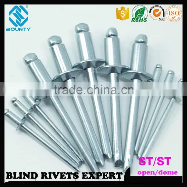 FACTORY DOME HEAD ISO15979 FULL STEEL RIVETS photo-2