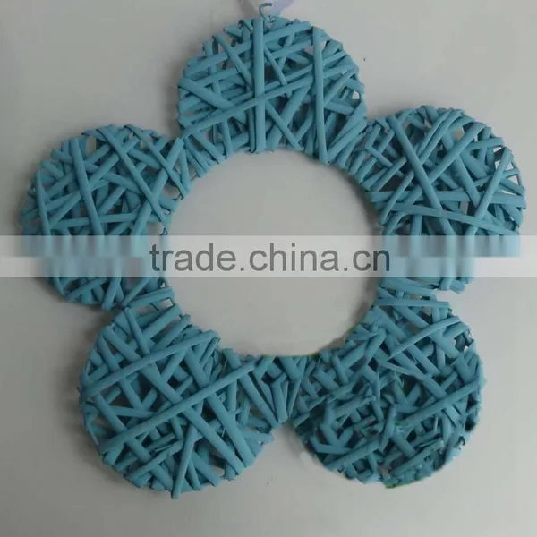 2016 Hot Sale Wicker Flower Shape Decoration Holiday Decoration photo-2