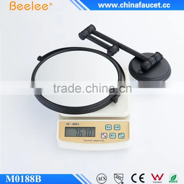 Fashionable Wall Mounted Mirror Black Retractable Compact Mirror photo-3