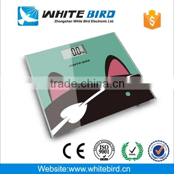 NEW DIGITAL ELECTRONIC SLIM GLASS BODY FAT/HYDRATION LCD BATHROOM WEIGHING SCALE photo-2