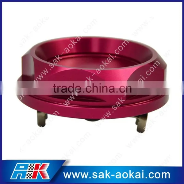 Red Fuel Cap Cover Car Oil Bottle Cap photo-2