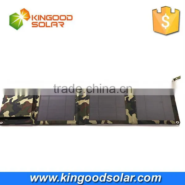 2016 New Trendy Products Portable 5000mah Usb Power Bank Mini Foldable Solar Panel Charger 12w for Huawei photo-2