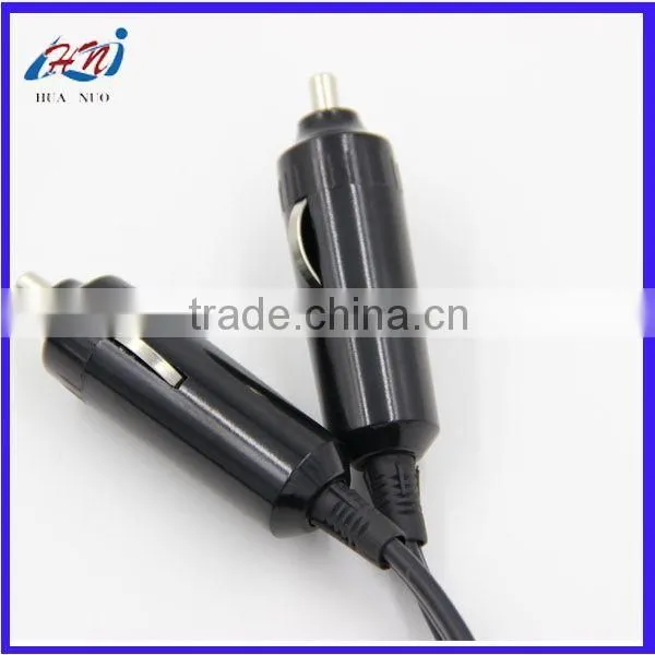 Car Charger With Two Cigarette Lighter Plugs and Cable photo-2