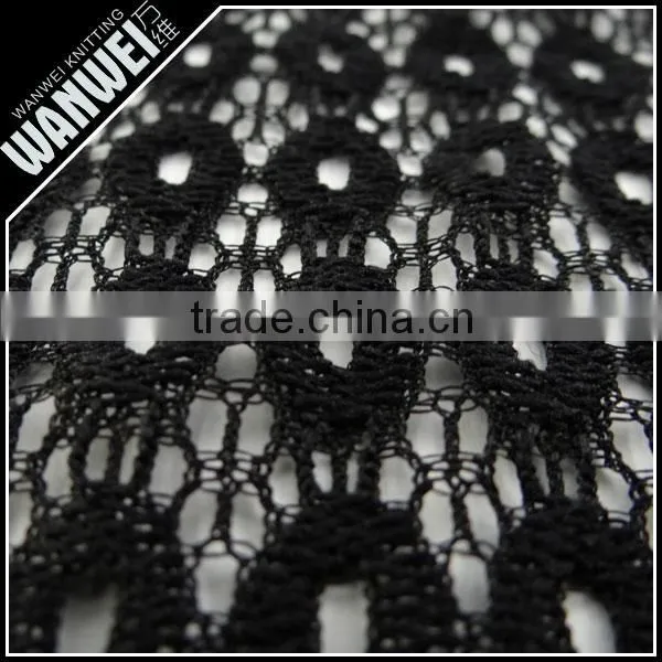 Small Dot Flower Yarn Crochet Resilient Casual Fabric Print Customed Color Nylon Spandex Lace Fabric for Designer Dress 5015 photo-4
