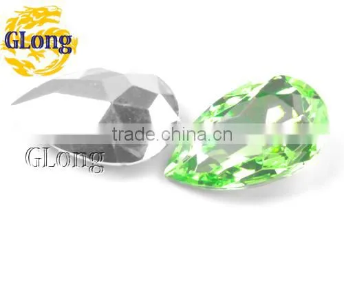20*30mm Water Drop Shaped Acrylic Point Back Mix Color Rhinestone&Crystal For Stylish Bags Garment Shoes #GY016-30P(Mix-s) photo-6