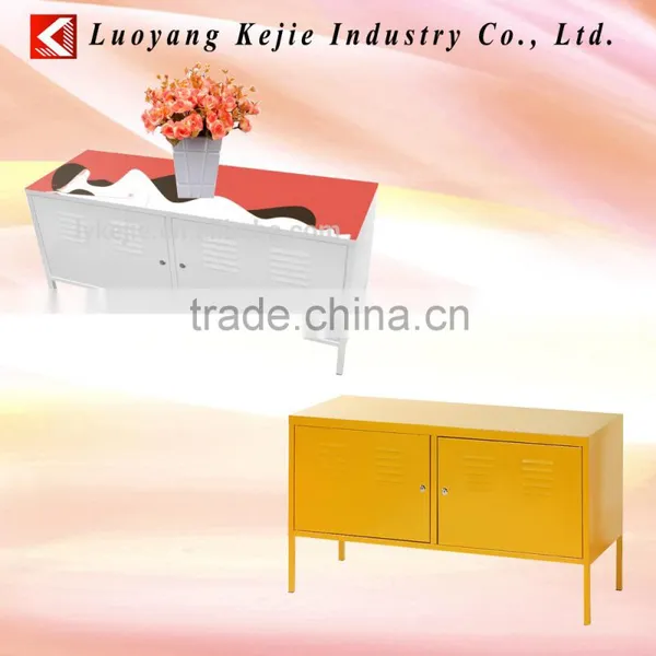 2016 China Supplier Black and White Elegant Wooden TV Cabinet With Showcase photo-3