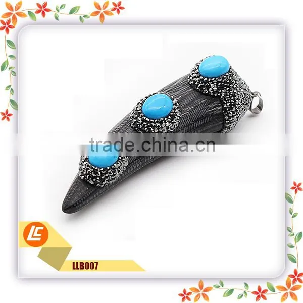 Supplier Horn Charm Pendant Black Horn Charm Pendant photo-3