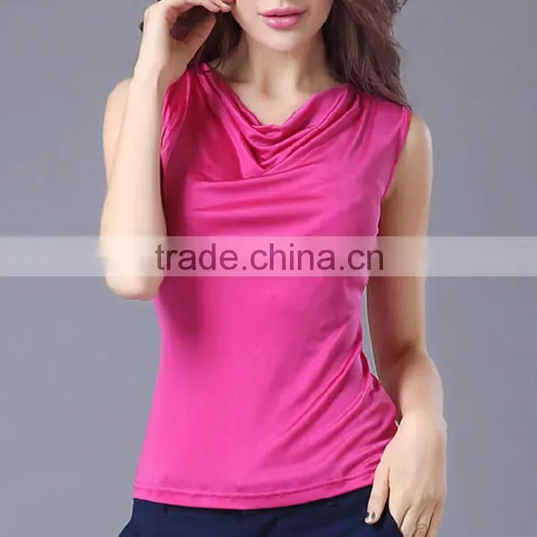Blank Girls Resale OEM Service t Shirt Waistcoats With Low Price photo-3